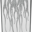Load image into Gallery viewer, Joker Machine Lower Dash Panel - Flame - Chrome 931101-1FC - Side View