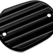 Load image into Gallery viewer, Joker Machine Master Cylinder Cover - Brake - Front - Finned - Black 10-380-1 - Main Product View
