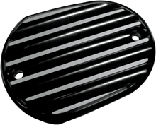 Load image into Gallery viewer, Joker Machine Master Cylinder Cover - Brake - Front - Finned - Black 10-380B - Main Product View