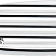 Load image into Gallery viewer, Joker Machine Master Cylinder Cover - Brake - Front - Finned - Chrome 08-002C - Main Product View