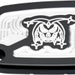 Load image into Gallery viewer, Joker Machine Master Cylinder Cover - Brake - Front - Finned - Chrome 08-002C - Side View