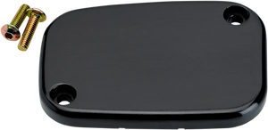 Joker Machine Master Cylinder Cover - Brake - Front - Smooth - Black 08-004B - Main Product View