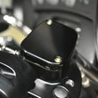 Load image into Gallery viewer, Joker Machine Master Cylinder Cover - Brake - Front - Smooth - Black 08-004B - Back View