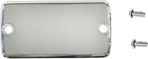 Joker Machine Master Cylinder Cover - Brake - Front - Smooth - Chrome 921115C - Main Product View
