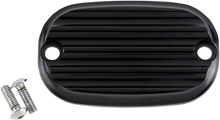 Load image into Gallery viewer, Joker Machine Master Cylinder Cover - Finned - Black 08-01-1 - Main Product View
