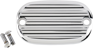 Joker Machine Master Cylinder Cover - Finned - Chrome 08-01FN - Main Product View