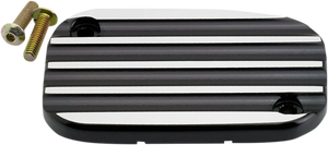 Joker Machine Master Cylinder Cover - Hydraulic Clutch - Finned - Black 08-005B - Main Product View