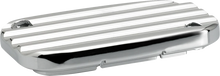 Load image into Gallery viewer, Joker Machine Master Cylinder Cover - Hydraulic Clutch - Finned - Chrome 08-012C - Side View