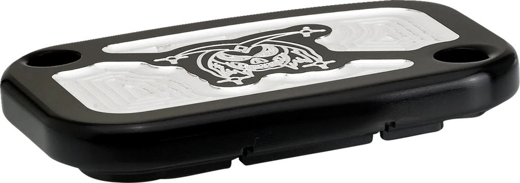 Joker Machine Master Cylinder Cover - Hydraulic Clutch - Joker - Black 08-013B - Side View