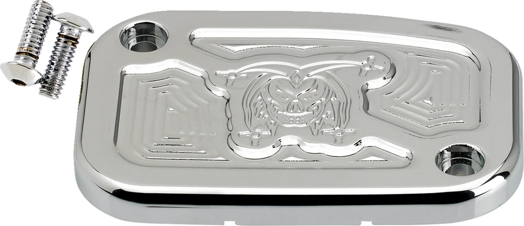 Joker Machine Master Cylinder Cover - Hydraulic Clutch - Joker - Chrome 08-013C - Main Product View