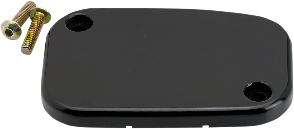 Joker Machine Master Cylinder Cover - Hydraulic Clutch - Smooth - Black 08-007B - Main Product View