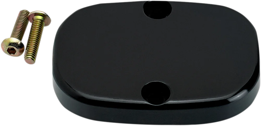 Joker Machine Master Cylinder Cover - Smooth - Black - FL 08-010B - Main Product View