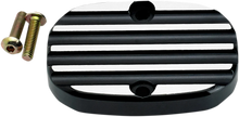 Load image into Gallery viewer, Joker Machine Master Cylinder Cover - Smooth - Black - FL 08-010B - Side View