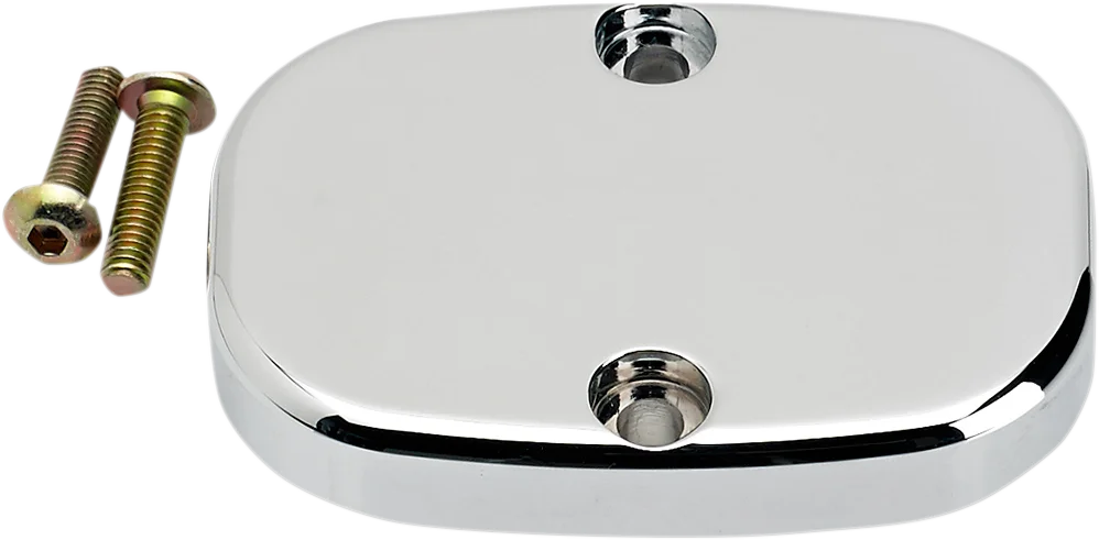 Joker Machine Master Cylinder Cover - Smooth - Chrome - FL 08-010C - Main Product View