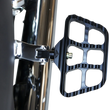 Load image into Gallery viewer, Joker Machine Mini Serrated Floorboards - Black 08-644-1B - Back View