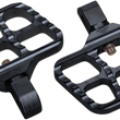 Load image into Gallery viewer, Joker Machine Mini Serrated Floorboards - Black - Softail 08-644-7B - Main Product View