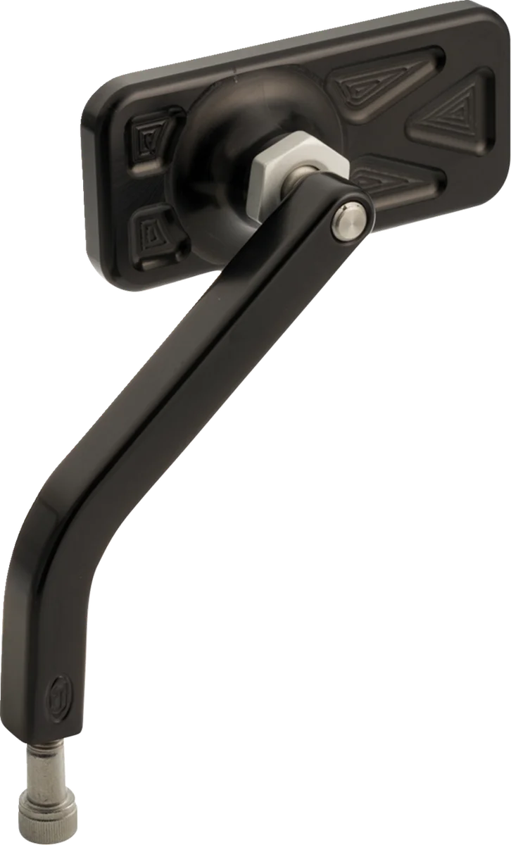 Joker Machine Mirror - No. 1 - OEM - Rectangle - Black - Left 03-055-1L - Side View