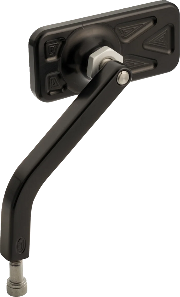 Joker Machine Mirror - No. 1 - OEM - Rectangle - Black - Left 03-055-1L - Side View