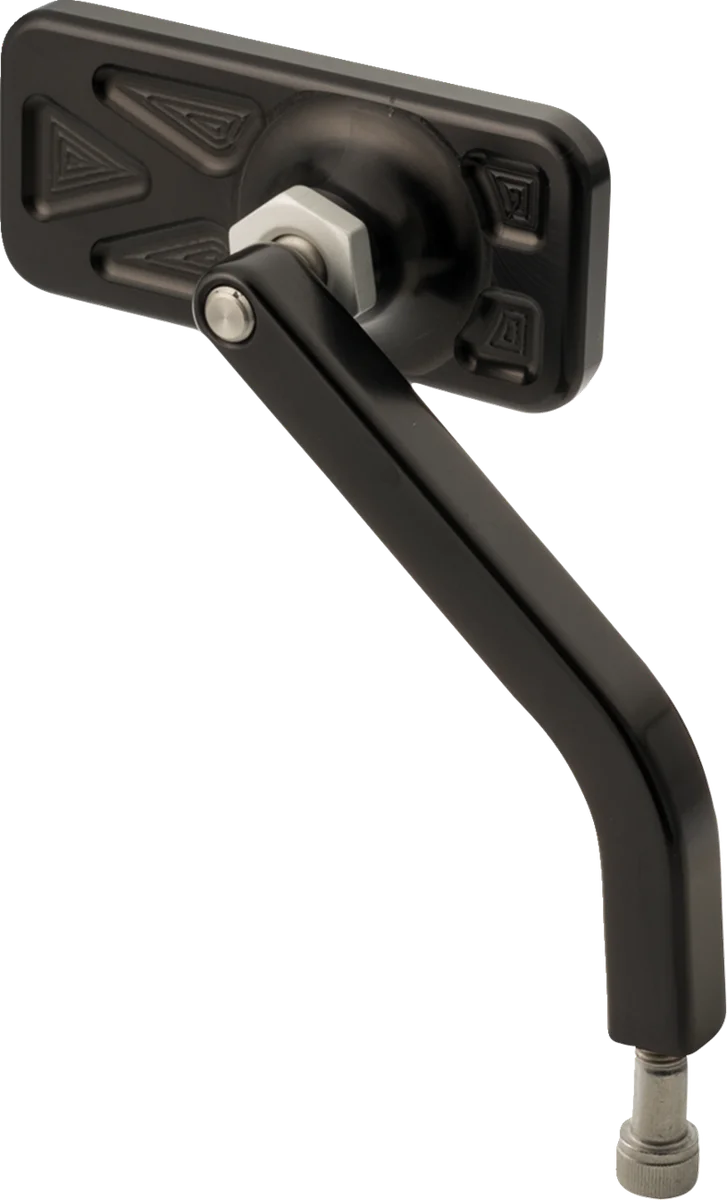 Joker Machine Mirror - No. 1 - OEM - Rectangle - Black - Right 03-055-1R - Side View