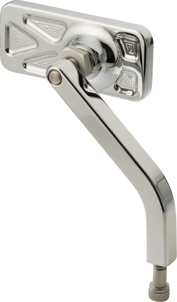 Joker Machine Mirror - No. 1 - OEM - Rectangle - Chrome - Right 03-055-3R - Side View