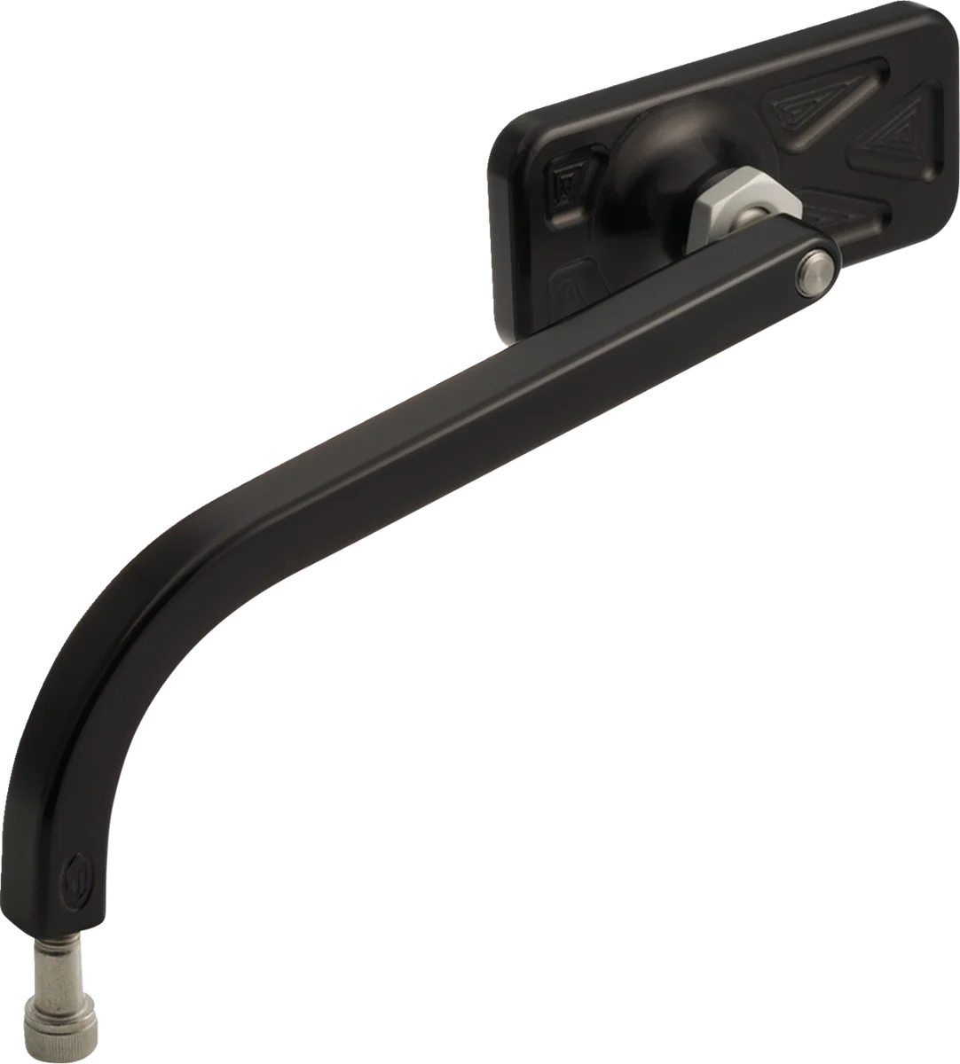 Joker Machine Mirror - No. 1 - Standard - Rectangle - Black - Left 03-054-1L - Side View
