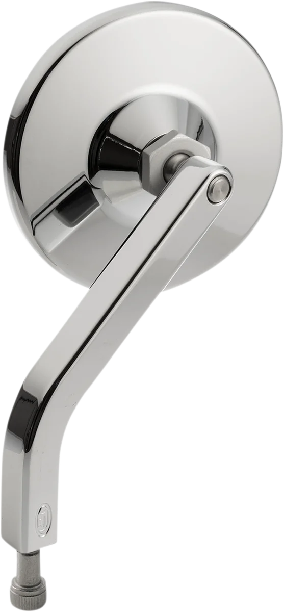 Joker Machine Mirror - No. 7 OE - Side View - Round - Chrome - Left 03-051-3L - Side View