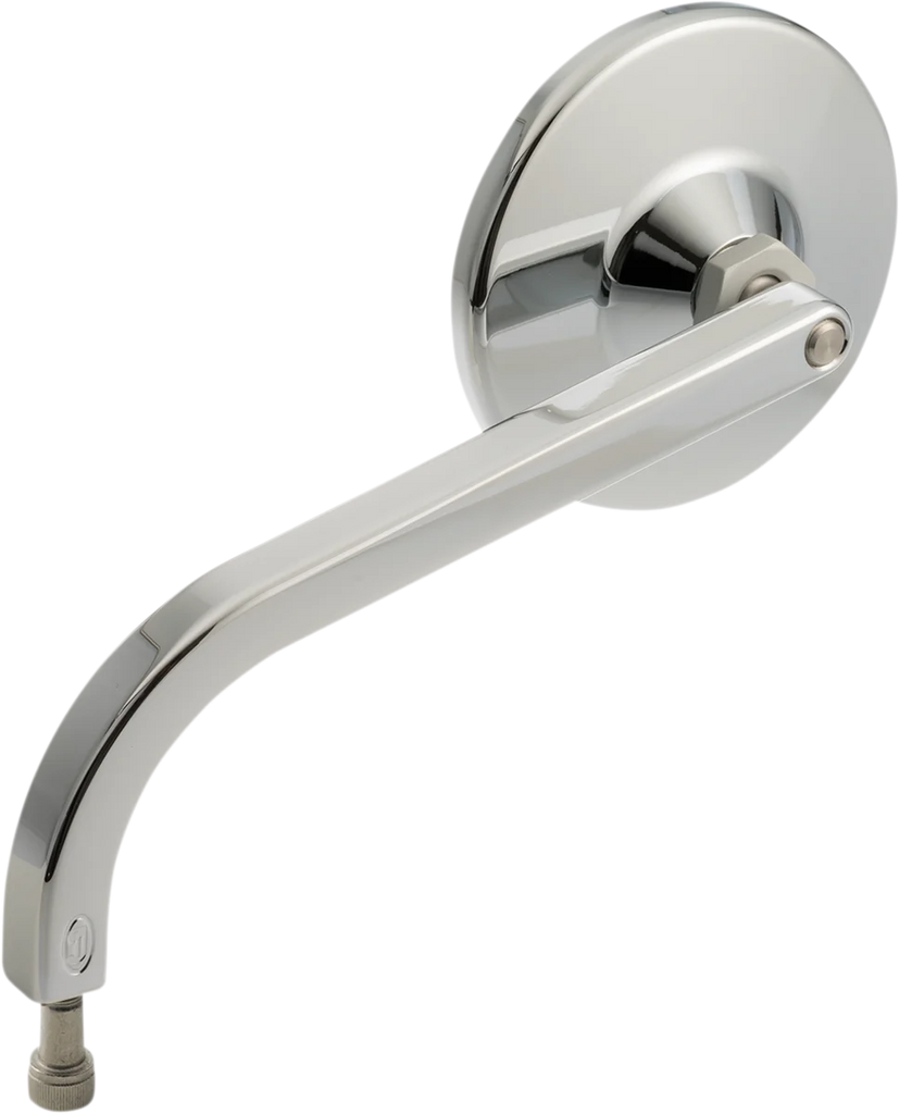 Joker Machine Mirror - No. 7 Standard - Side View - Round - Chrome - Left 03-050-3L - Side View