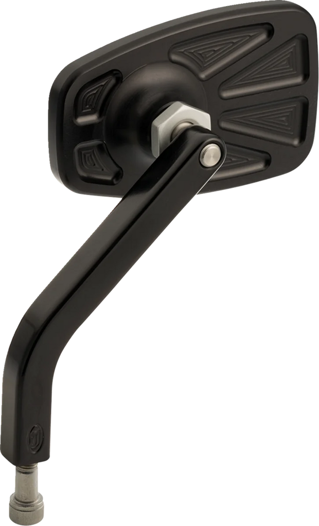 Joker Machine Mirror - No. 8 Cafe - OEM - Rectangle - Black - Left 03-057-1L - Side View