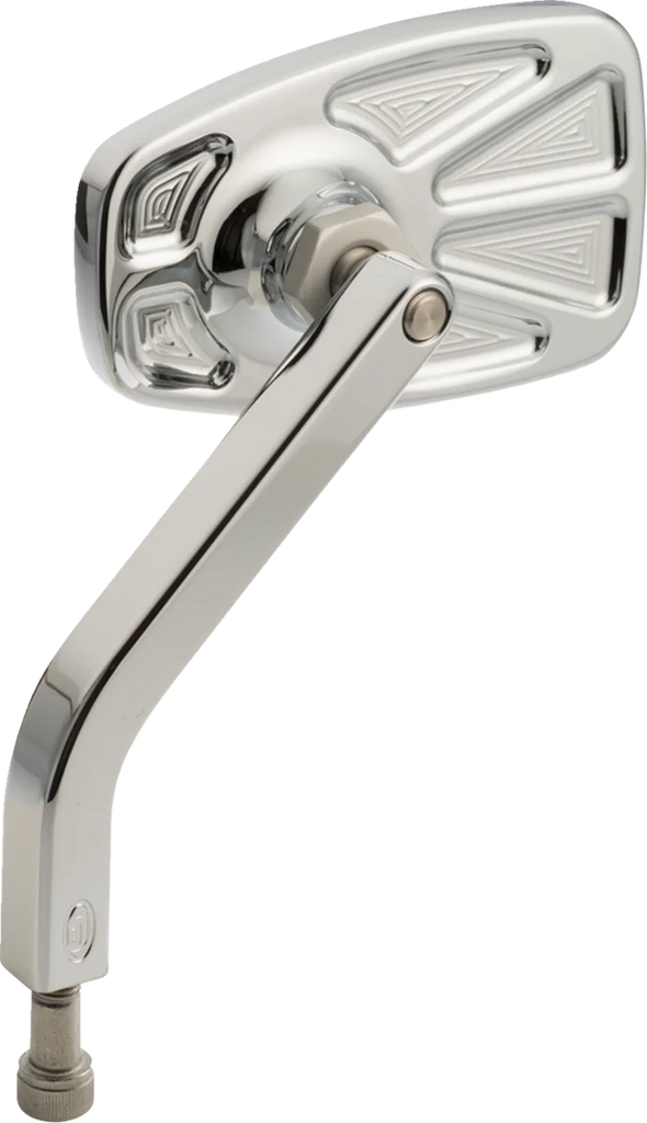 Joker Machine Mirror - No. 8 Cafe - OEM - Rectangle - Chrome - Left 03-057-3L - Side View