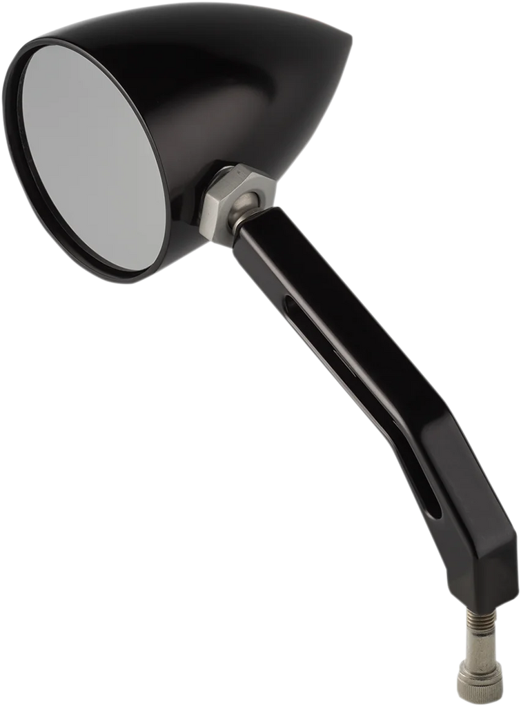 Joker Machine Mirror - ViewTech 5 - Side View - Teardrop - Black 03-011BLK - Detail View