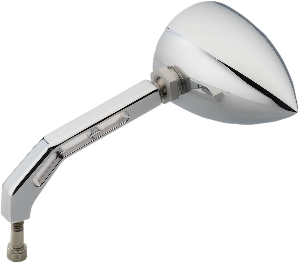 Joker Machine Mirror - ViewTech 5 - Side View - Teardrop - Chrome 03-011 - Main Product View