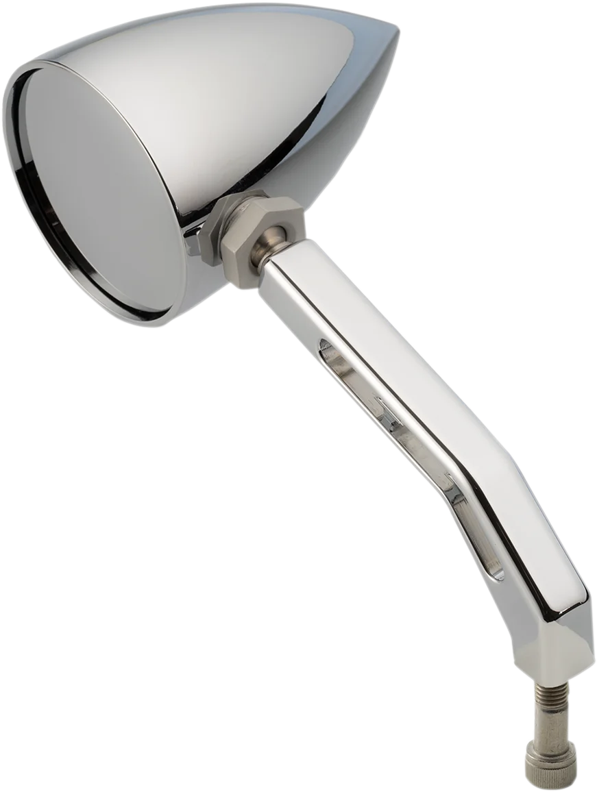Joker Machine Mirror - ViewTech 5 - Side View - Teardrop - Chrome 03-011 - Side View