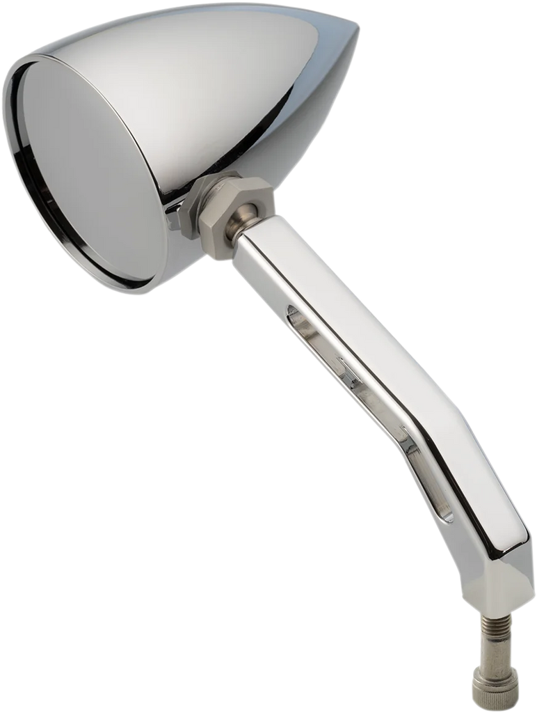 Joker Machine Mirror - ViewTech 5 - Side View - Teardrop - Chrome 03-011 - Side View