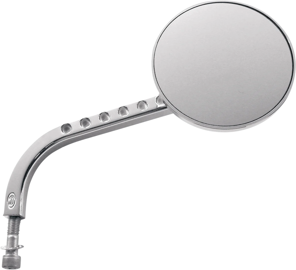 Joker Machine Mirror - ViewTech 7 - Side View - Stock - Chrome - Left 03-017L - Side View
