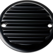 Load image into Gallery viewer, Joker Machine Points Cover - Finned - 2 Hole - Black Anodized 02-98-1 - Main Product View