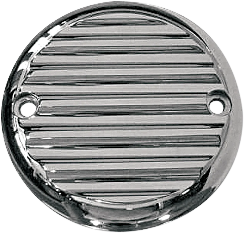 Joker Machine Points Cover - Finned - 2 Hole - Chrome 02-98FN - Main Product View