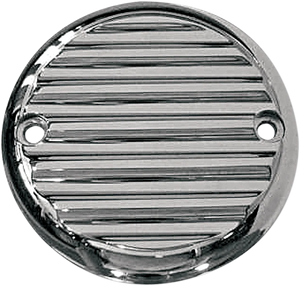 Joker Machine Points Cover - Finned - 2 Hole - Chrome 02-98FN - Main Product View