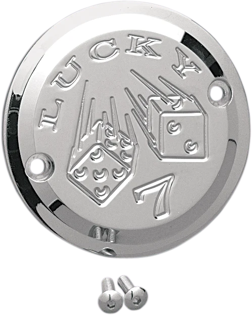 Joker Machine Points Cover - Lucky 7 - 2 Hole - Chrome 921102L - Main Product View
