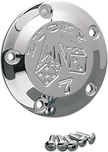 Load image into Gallery viewer, Joker Machine Points Cover - Lucky 7 - 5 Hole - Chrome 02-99L - Main Product View