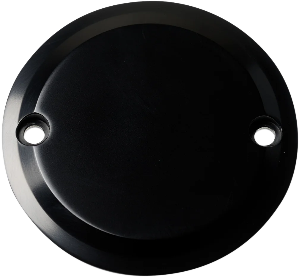 Joker Machine Points Cover - Smooth - 2 Hole - Black Anodized 02-98-SB - Main Product View