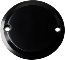 Load image into Gallery viewer, Joker Machine Points Cover - Smooth - 2 Hole - Black Anodized 02-98-SB - Main Product View