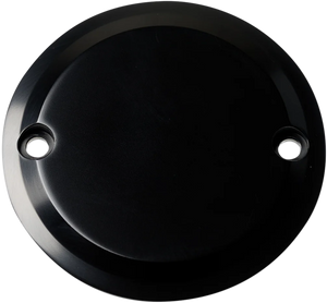 Joker Machine Points Cover - Smooth - 2 Hole - Black Anodized 02-98-SB - Main Product View