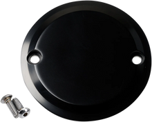 Load image into Gallery viewer, Joker Machine Points Cover - Smooth - 2 Hole - Black Anodized 02-98-SB - Side View