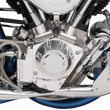 Load image into Gallery viewer, Joker Machine Points Cover - Smooth - 2 Hole - Chrome 921102C - Side View