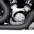 Load image into Gallery viewer, Joker Machine Points Cover - Smooth - 5 Hole - Chrome 02-99S - Side View