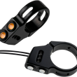 Load image into Gallery viewer, Joker Machine Rat Eye LED Turn Signals - 39 mm - Chrome 05-200-1C - Side View