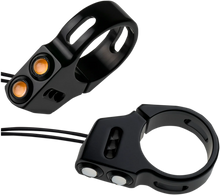Load image into Gallery viewer, Joker Machine Rat Eye LED Turn Signals - 41 mm - Chrome 05-200-2C - Side View