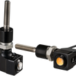 Load image into Gallery viewer, Joker Machine Rat Eye Mirror-Mount Turn Signals - Black/Amber 05-215B - Main Product View