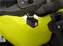 Load image into Gallery viewer, Joker Machine Rat Eye Mirror-Mount Turn Signals - Black/Amber 05-215B - Side View