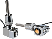 Load image into Gallery viewer, Joker Machine Rat Eye Mirror-Mount Turn Signals - Dual - Chrome 05-216C - Side View